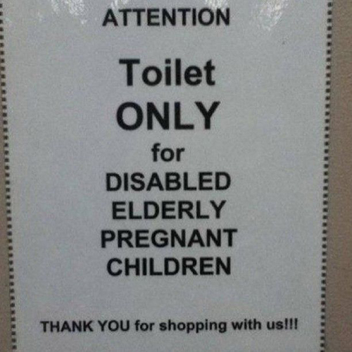 Specific toilet